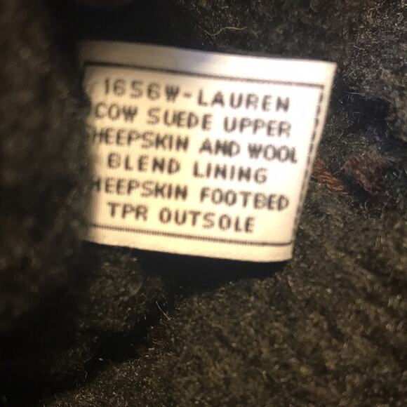 Bear Paw Black Outer Suede Boot with Sheepskin Inner. 9 - Picture 3 of 5